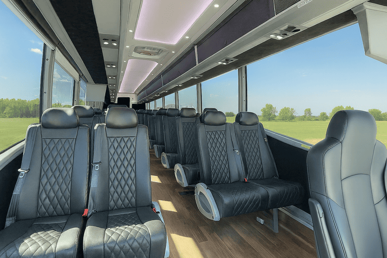 coach bus in Clemson