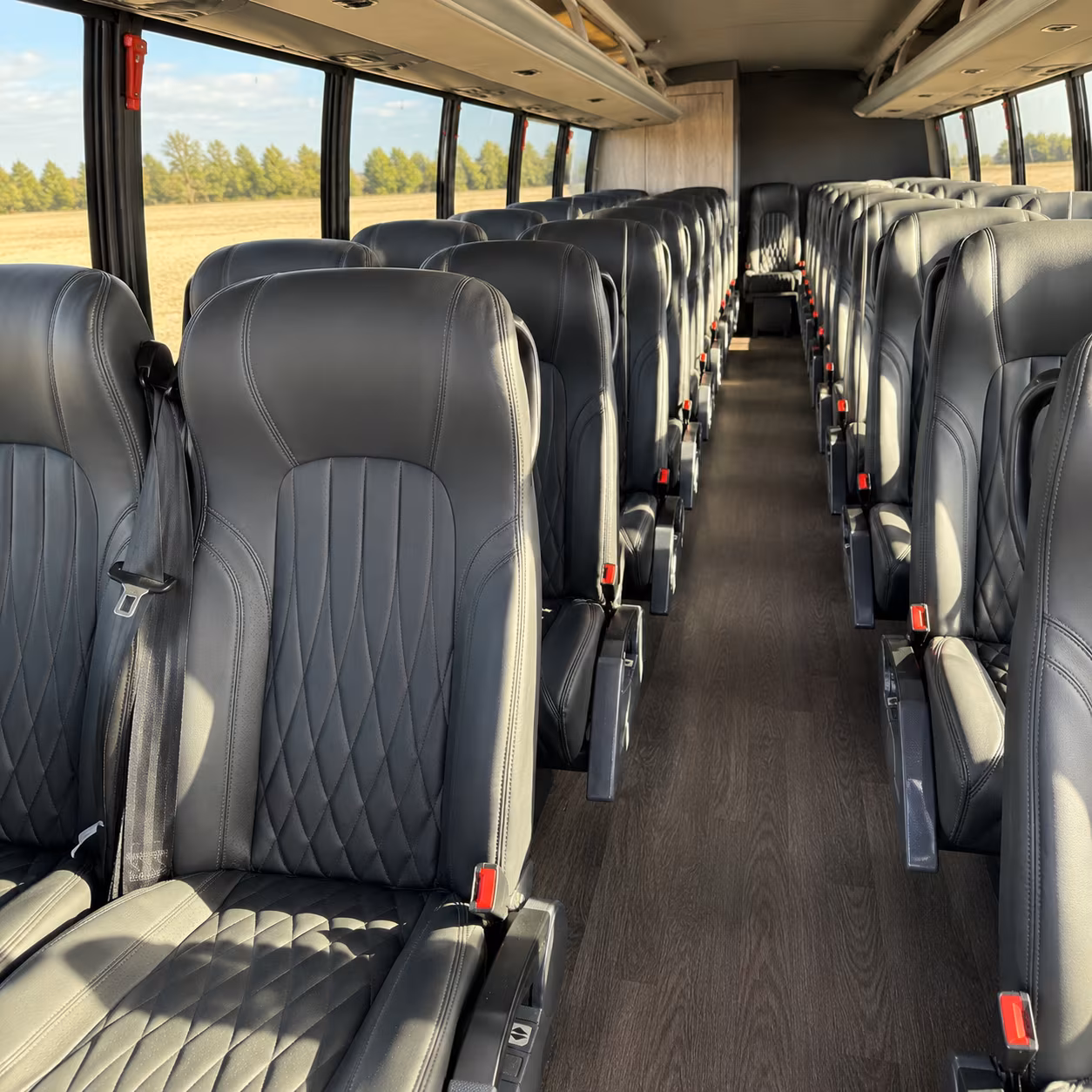 35 passenger minibus interior