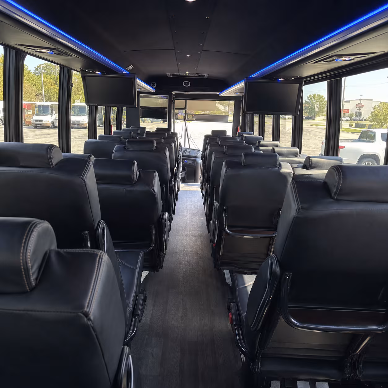 can i book a one way a round trip or a multi day package for a bus rental in clemson