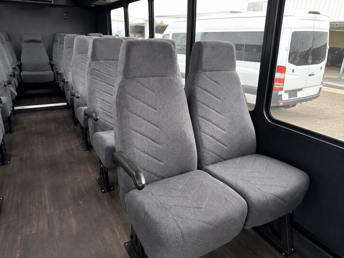 clemson 18 passenger minibus interior
