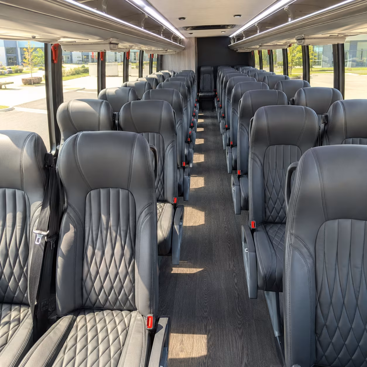 clemson 25 passenger minibus interior