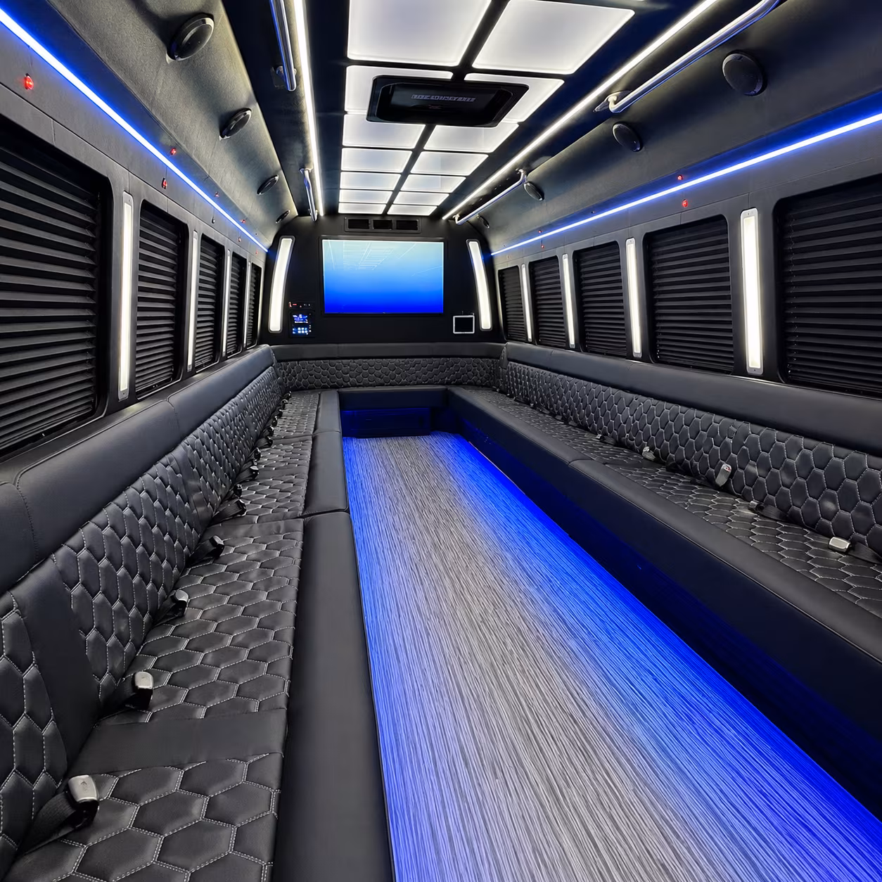 clemson party bus inside