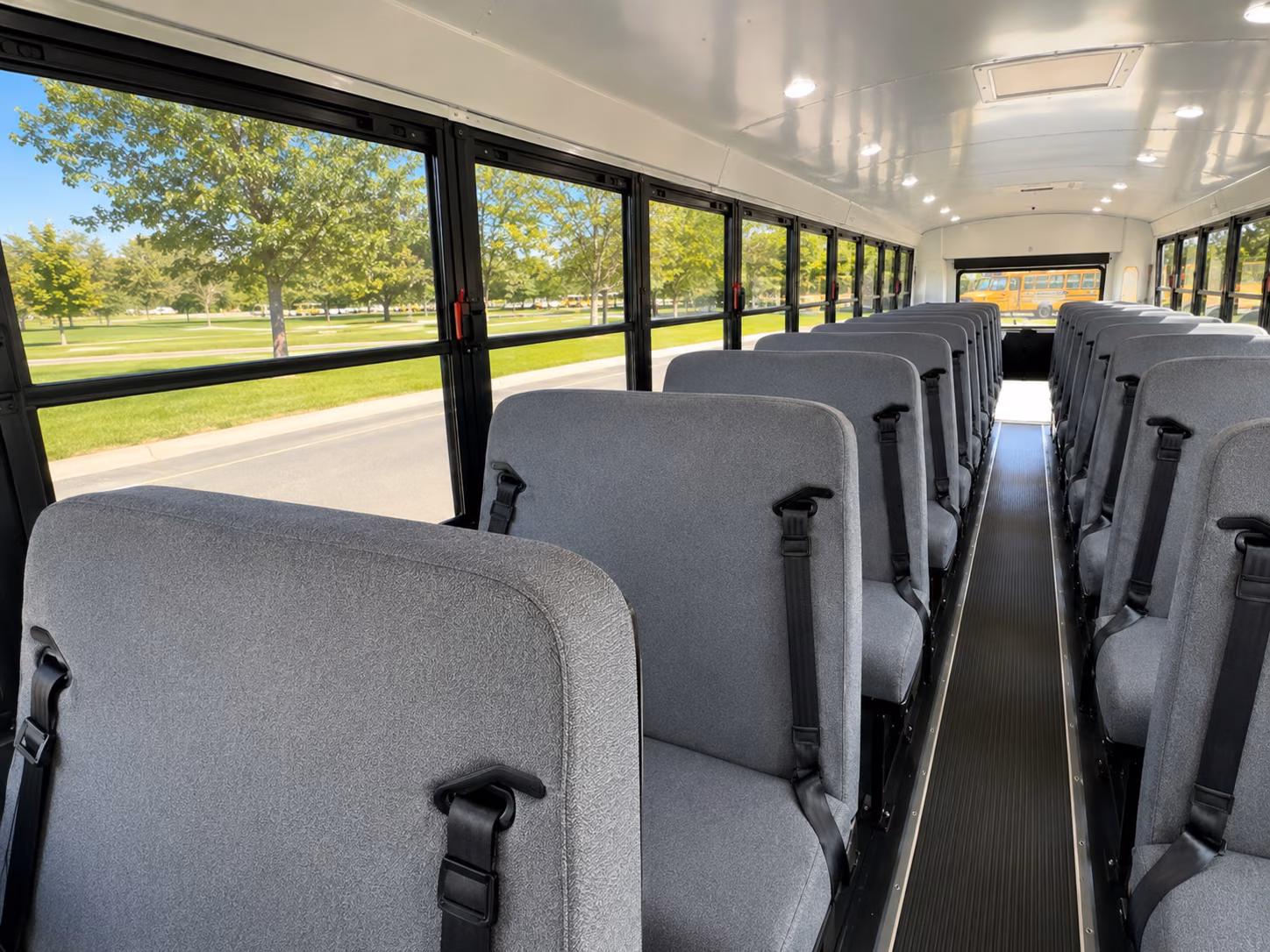 clemson school bus interior