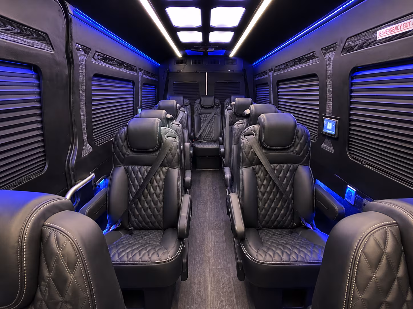 clemson sprinter van with driver interior