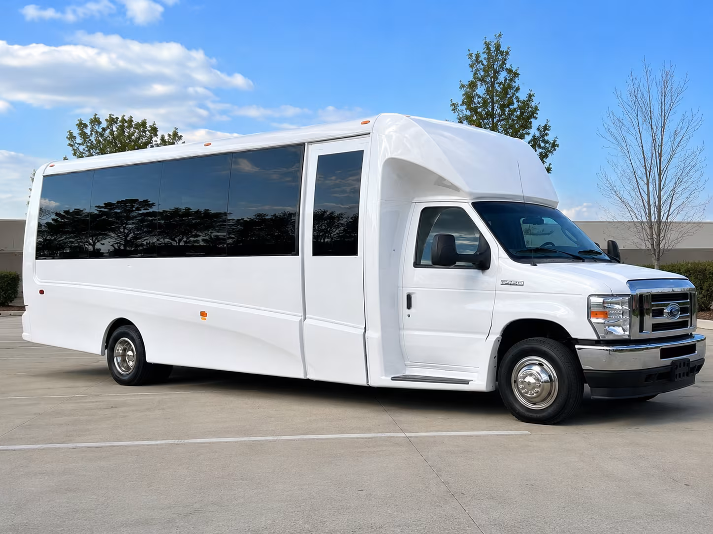 large scale shuttle buses for clemson university corporate and research events