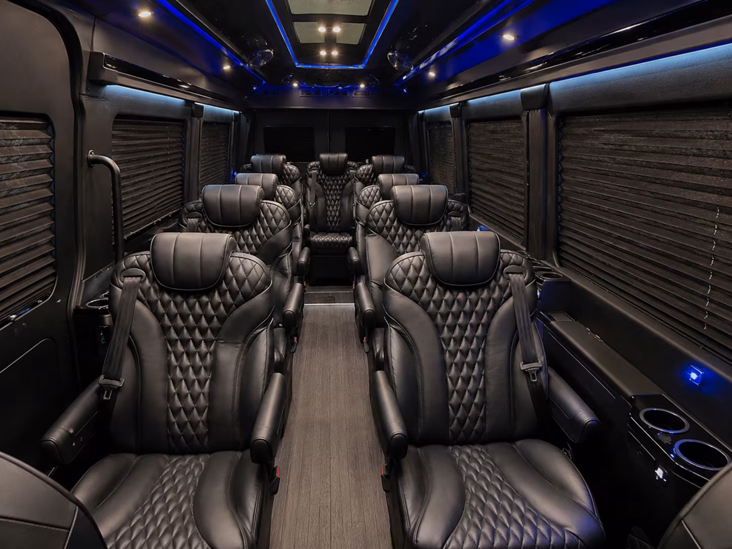 sprinter van with driver inside
